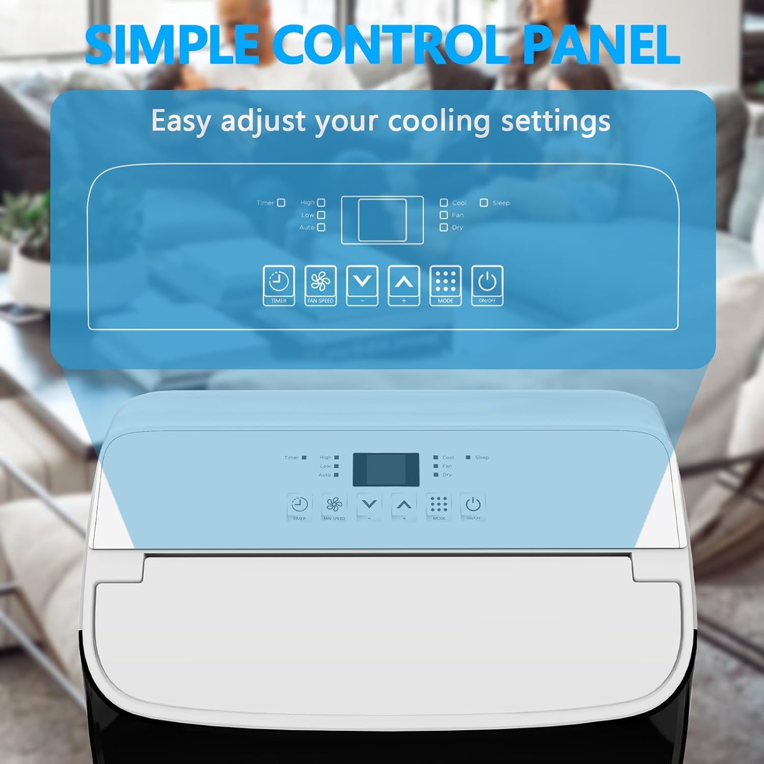 14,000 BTU Portable Air Conditioner with Dehumidifier and Fan for Rooms Up to 750 Square Feet, Portable Air Conditioners with Remote Control, Window Kit Included