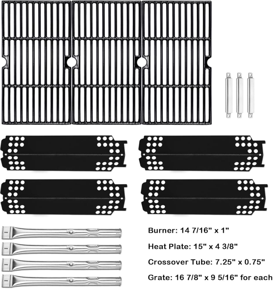 Grill Replacement Parts for Charbroil 463436215, 463436213, 463436214, 467300115, G432-001N-W1, G432-Y700-W1, G432-0096-W1, 16 7/8