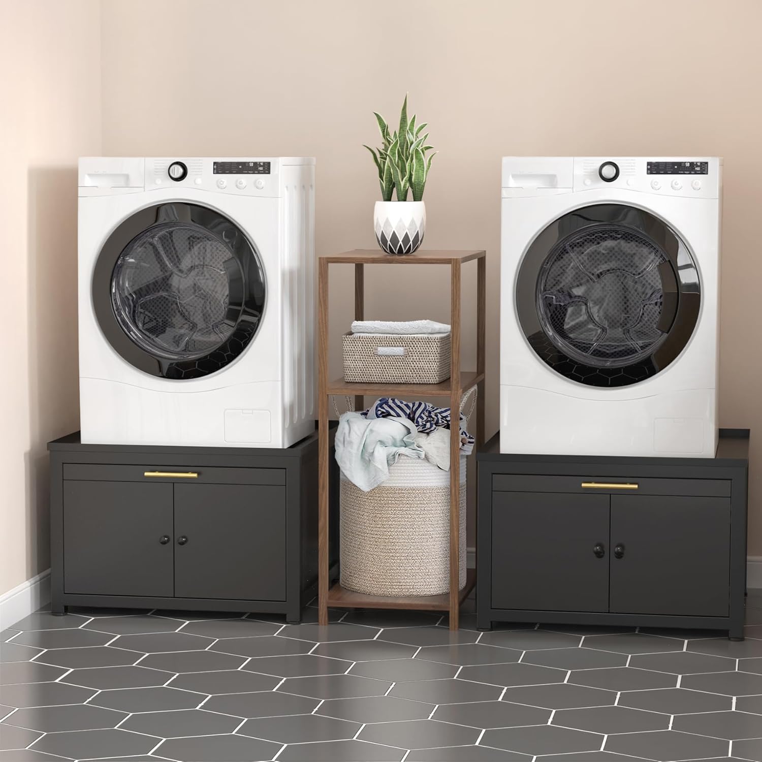 GDLF Laundry Pedestal Heavy Duty Metal Washer Dryer Pedestal 29