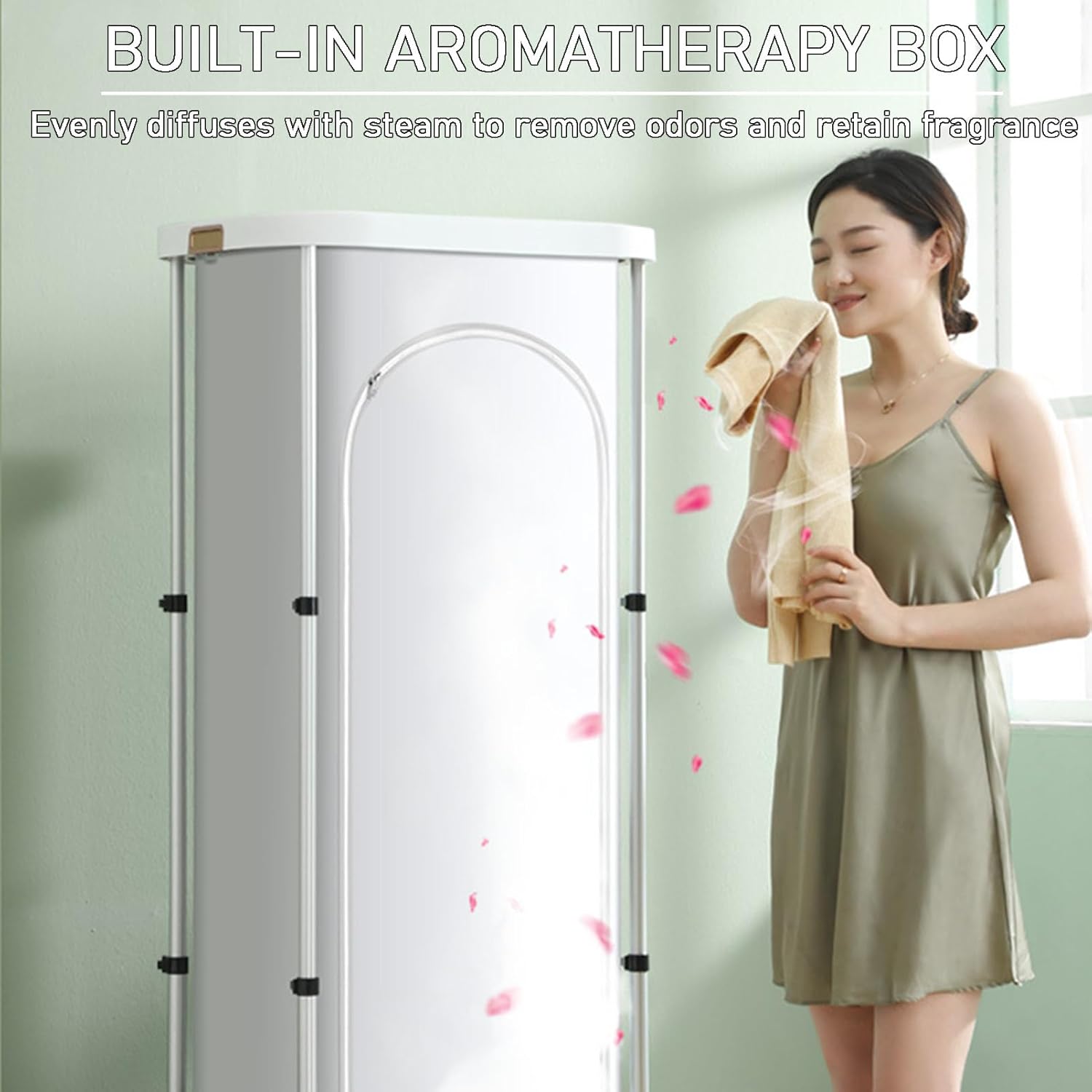 Automatic Ironing Machine, Steam Ironing Machine, Portable Clothes Dryer, 360° Hot Air Circulation, Intelligent Timer