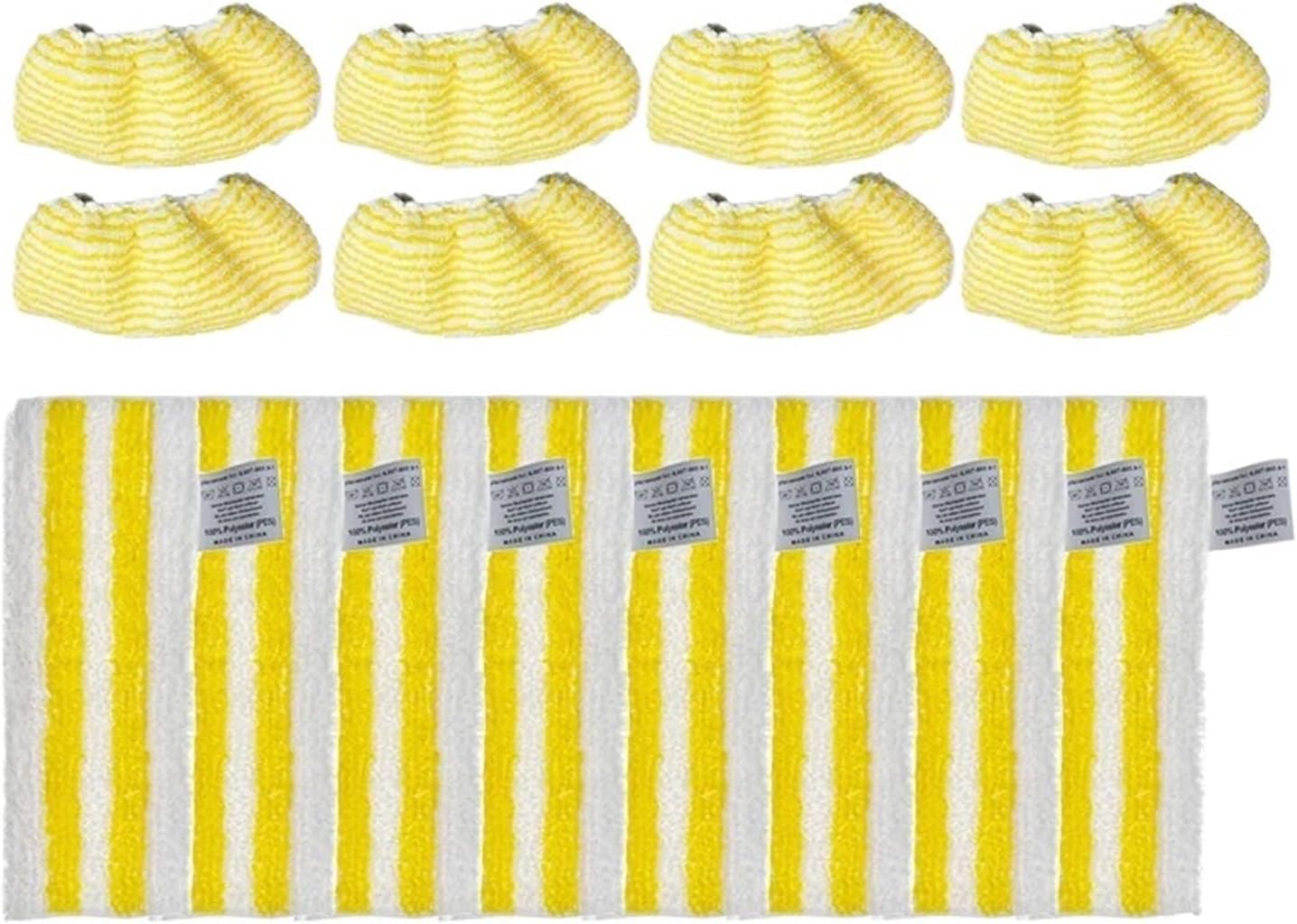 Mop Cloths，Compatible For Karcher Easyfix SC2 SC3 SC4 SC5 Handheld Vacuum Cleaner Microfiber Cleaning Pad Cover Steam Accessories(Red)