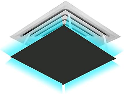 Air conditioner windshield Prevent Direct Blowing Central Air Conditioning Air, Square Air Conditioning Deflector,Outlet Ventilation Deflector, Waterproof Oxford Cloth Windshield