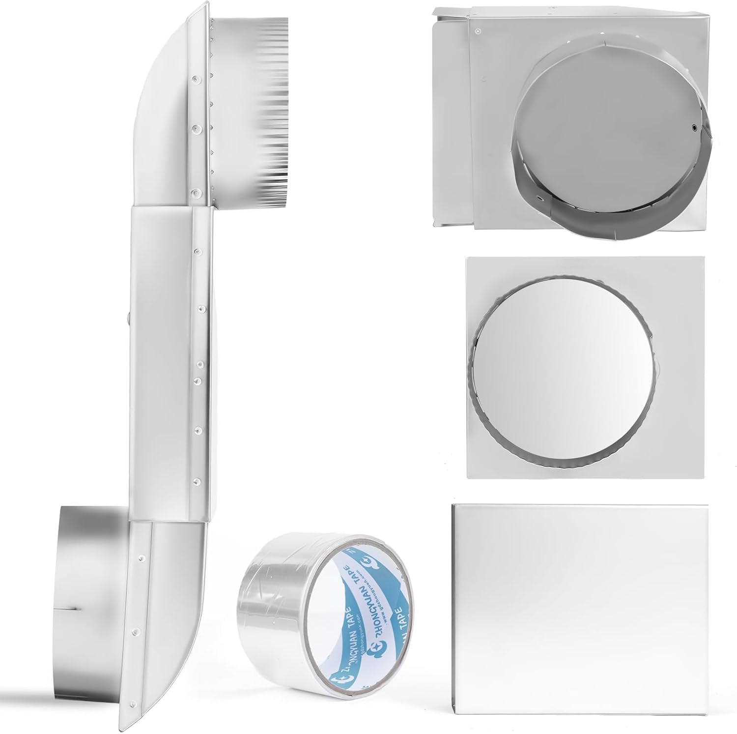 Upgraded Stainless Steel Telescoping Dryer Vent Kit for Whirlpool OEM - 6.5