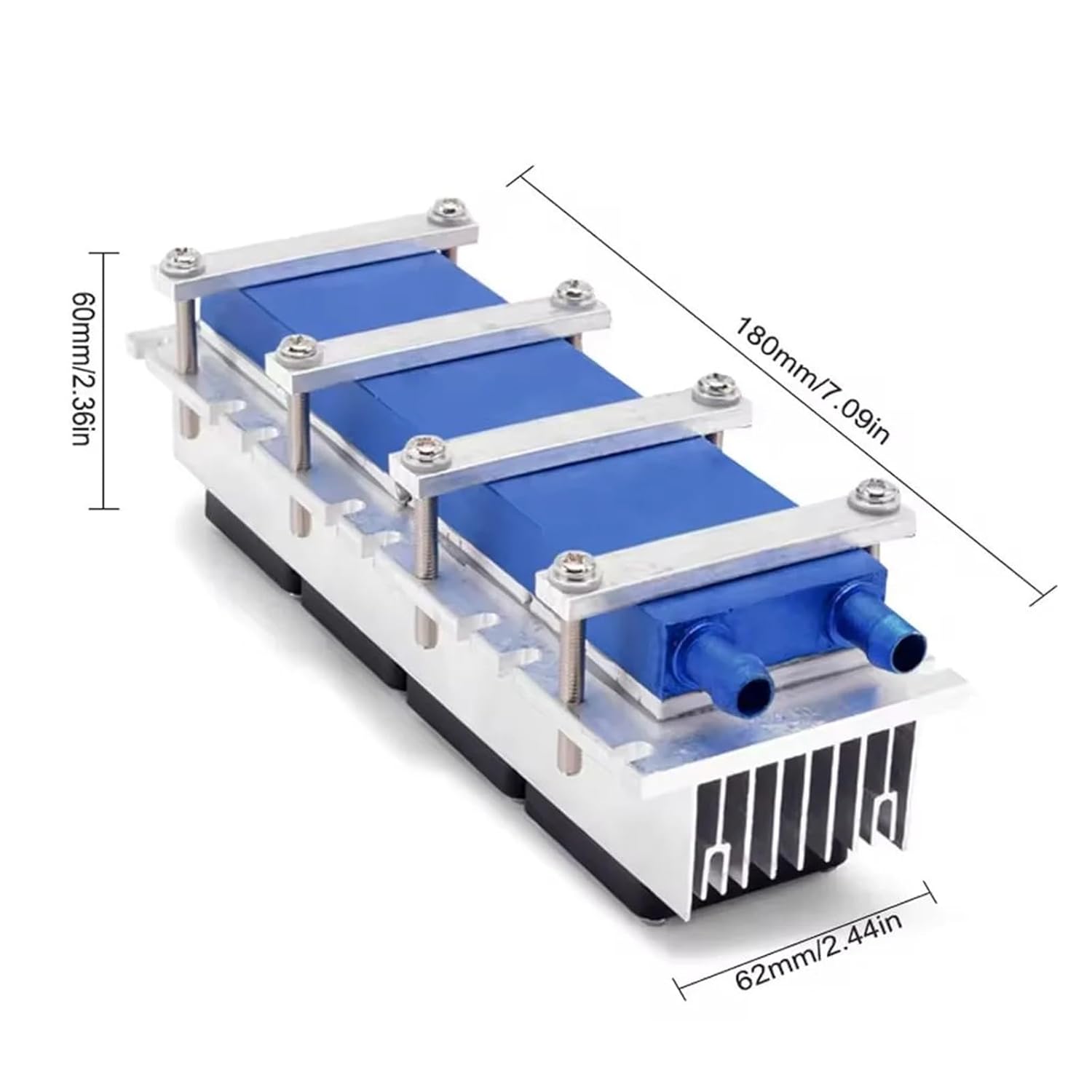 Thermoelectric Refrigeration Cooler 12VDC 30A/15A Semiconductor Cooling System DIY for Air Conditioning Fan Lucky(288W)