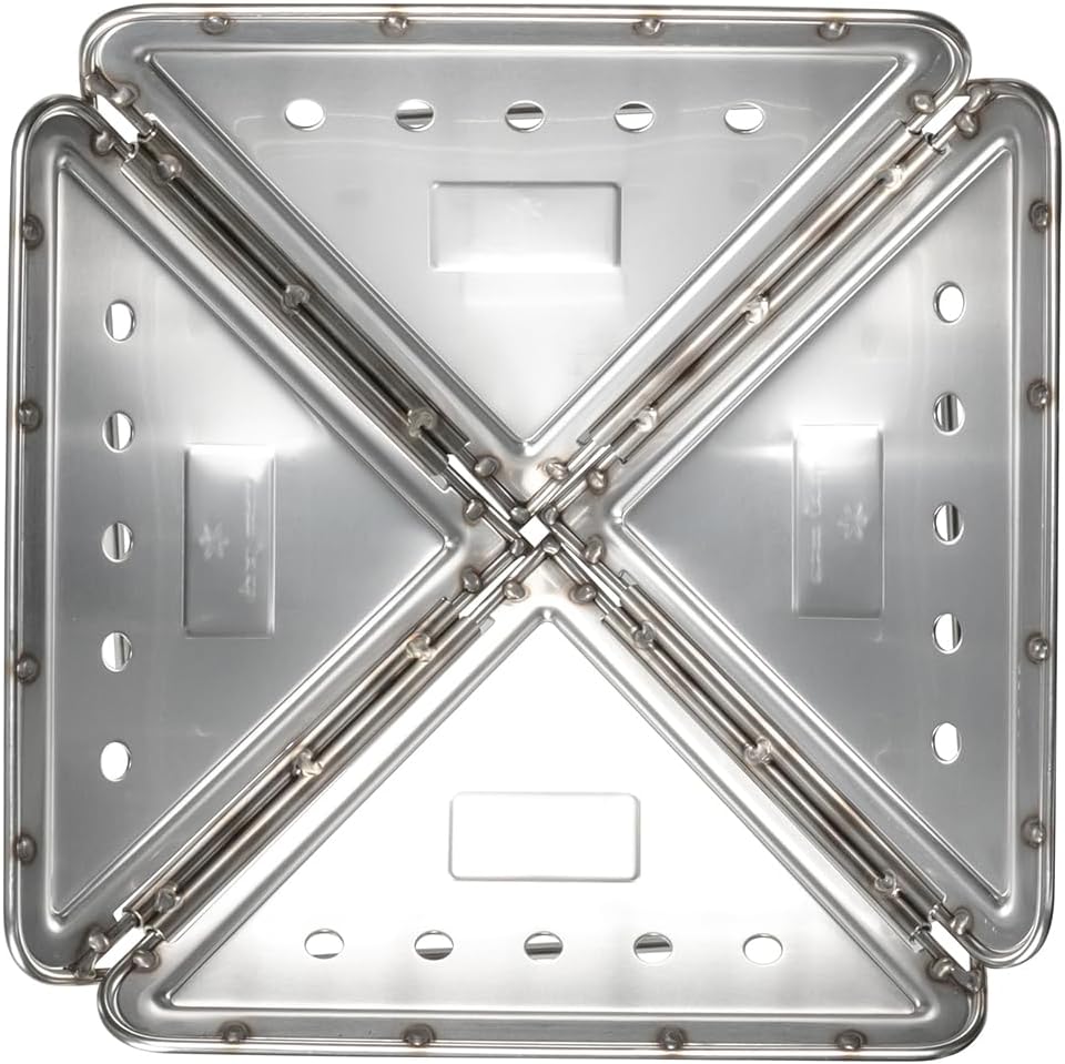 Snow Peak Pack & Carry (S) Fireplace - Made of Durable Stainless Steel - 10.6 x 10.6 x 8.25 in