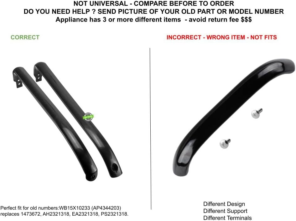 EQUIP. DR US EAP2321318 PS2321318 EDR21318X1 compatible with Microwave Assy-Handle fits old #s EAP2321318 PS2321318