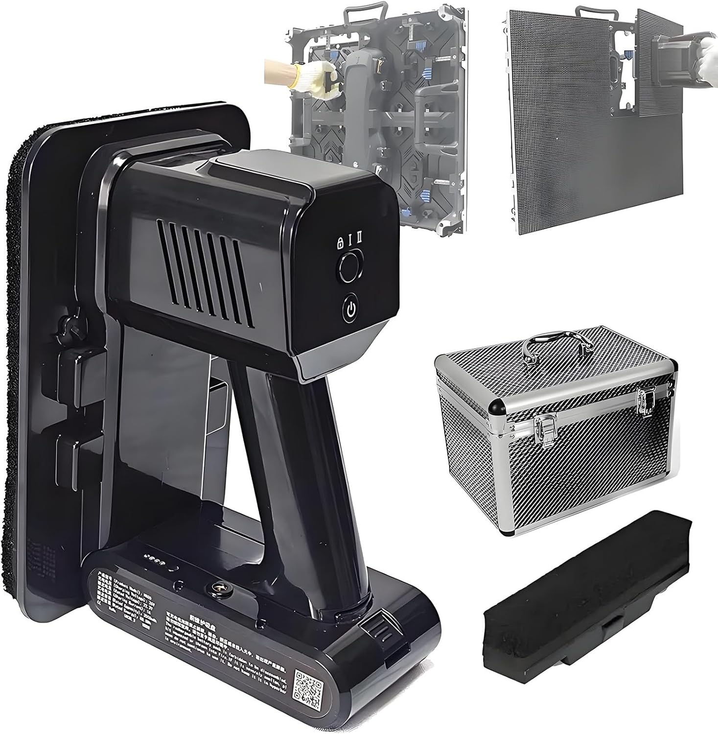 Upgraded Led Display Moving Tools, 66 Lbs Load Capacity Vacuum Grip Sucker for Front Panel Maintenance of LED Displays, Led Screen Suction Cup with Aviation Box