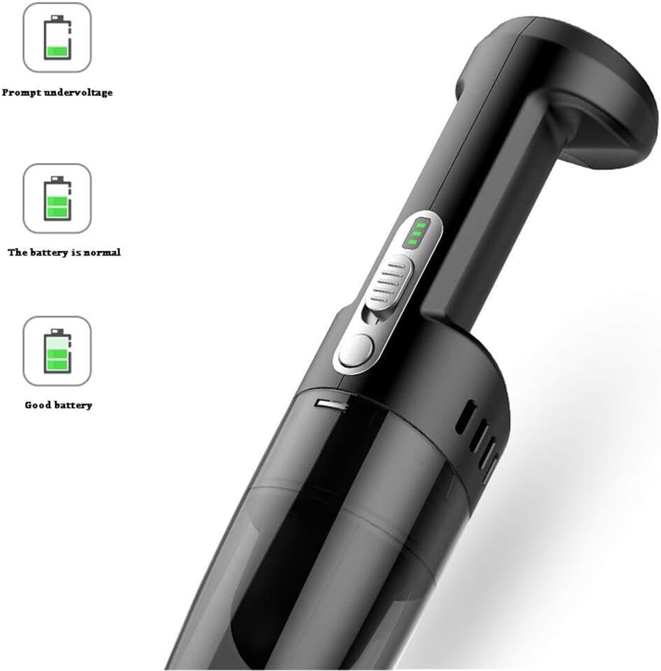 Handheld Vacuum Cordless, Cordless Handheld Vacuum Cleaner, 4000Pa Suction Power, 30 Minutes Use Car Vacuum Cleaner for Home Cleaning
