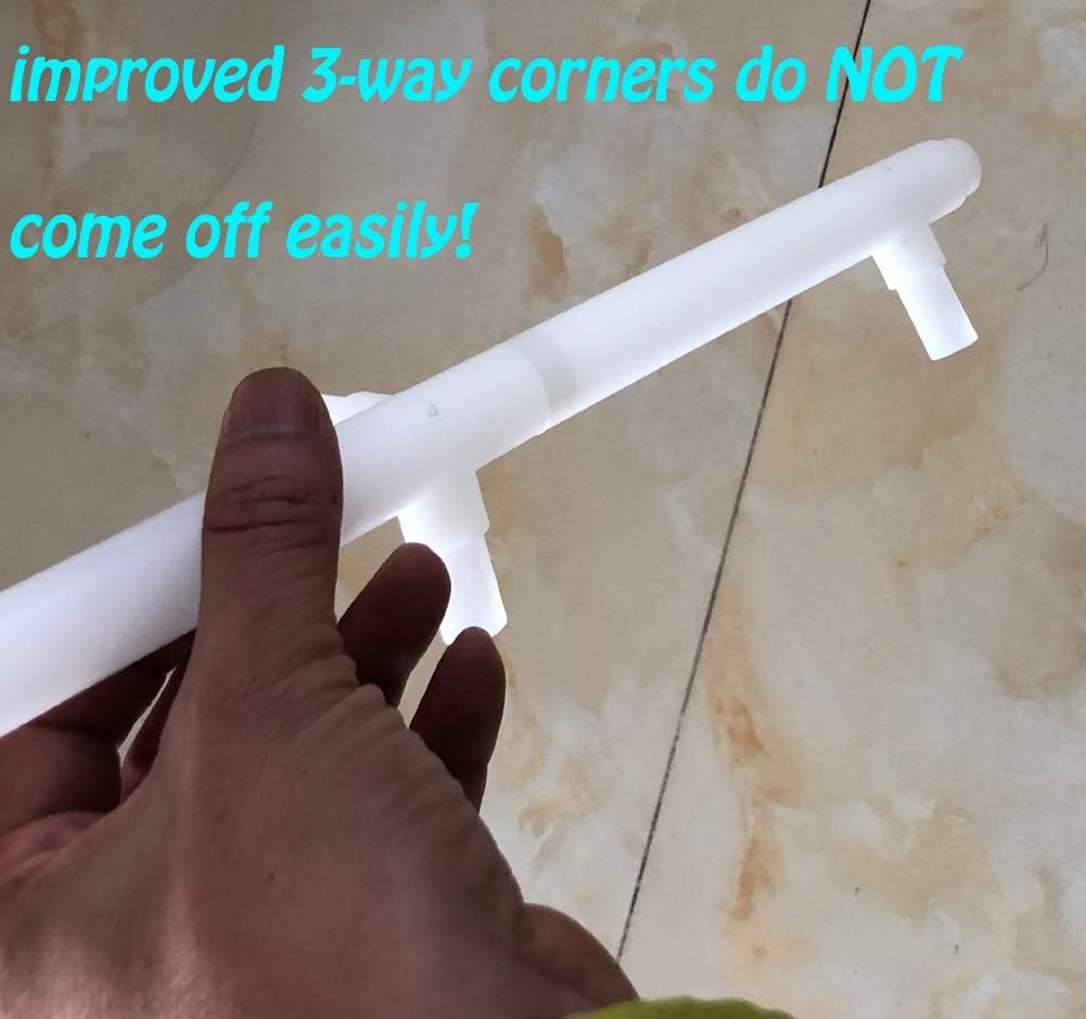 HORTIPOTS Herb Drying Rack 8 Layer Drying Net Dryer Stand Square 28 x 28 Inch to Dry Laundry Clothes or Cure Plants Like Herb Fruit Flowers