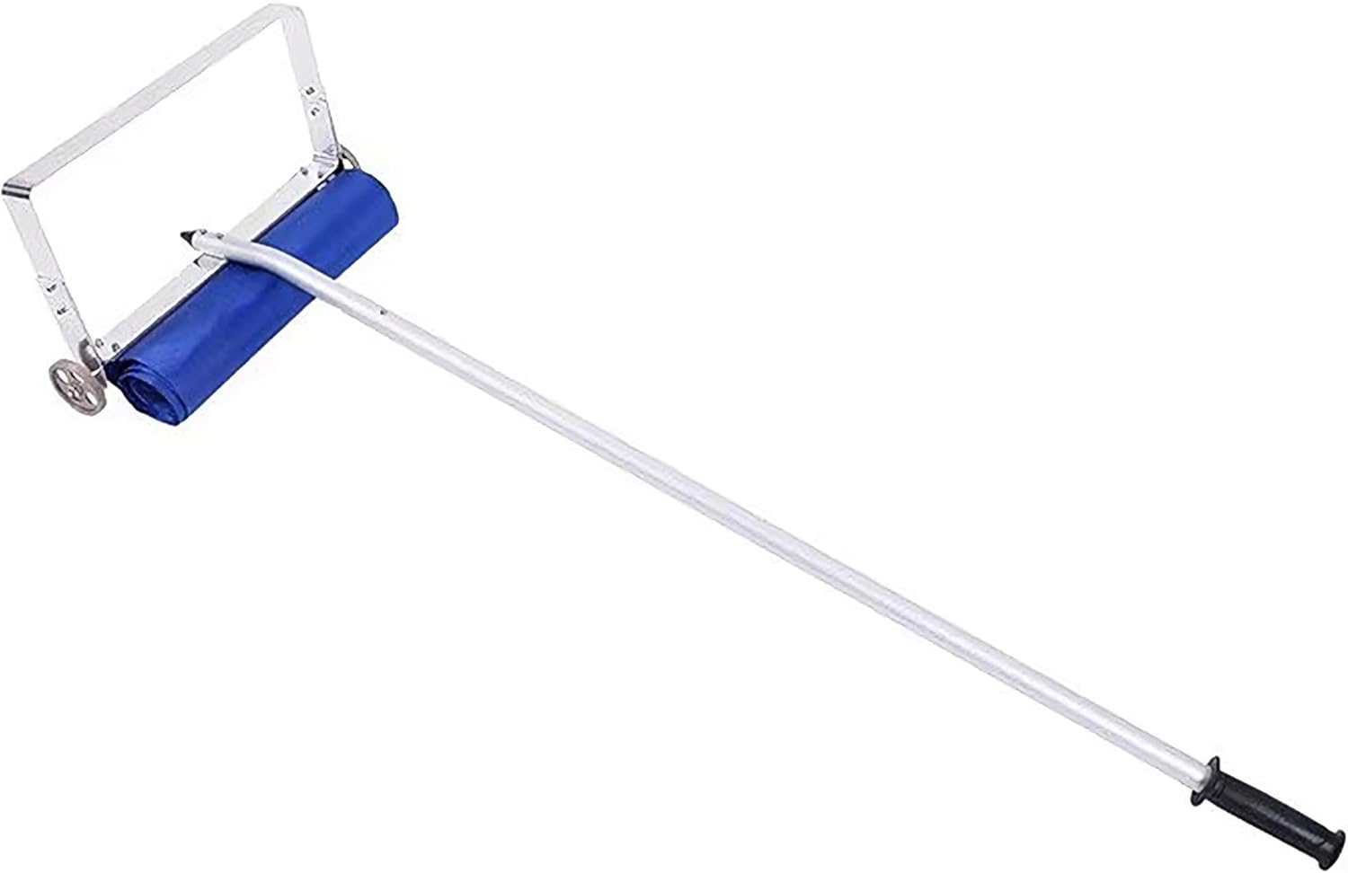 Aluminum Roof Snow Rake with Roller Wheels, Extendable Roof Snow Removal Tool, Wide Snow Scraper with Oxford Fabric Slide, Lightweight Snow Roof Rake