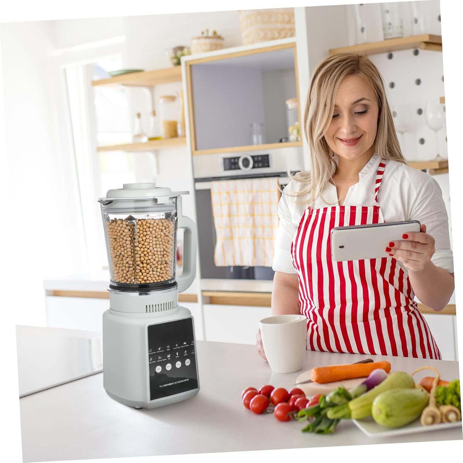 1.75L High-Speed Smoothies and Fruit Juicer Blender Multifunctional Electric Kitchen Blender with US Plug Non-Sticking Countertop Food Processor for Shakes and Drinks