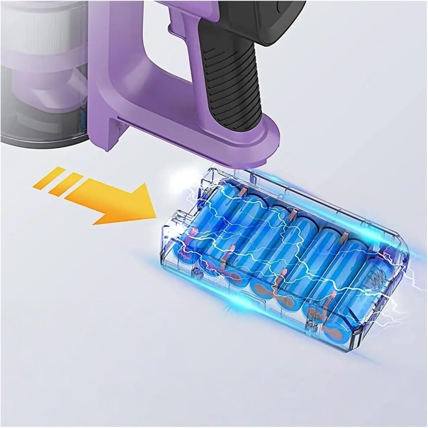 26Kpa 350W Stick Cordless Vacuum Cleaner 3-Speed Power Model for Hardwood Floor Compatible with INSE S10P