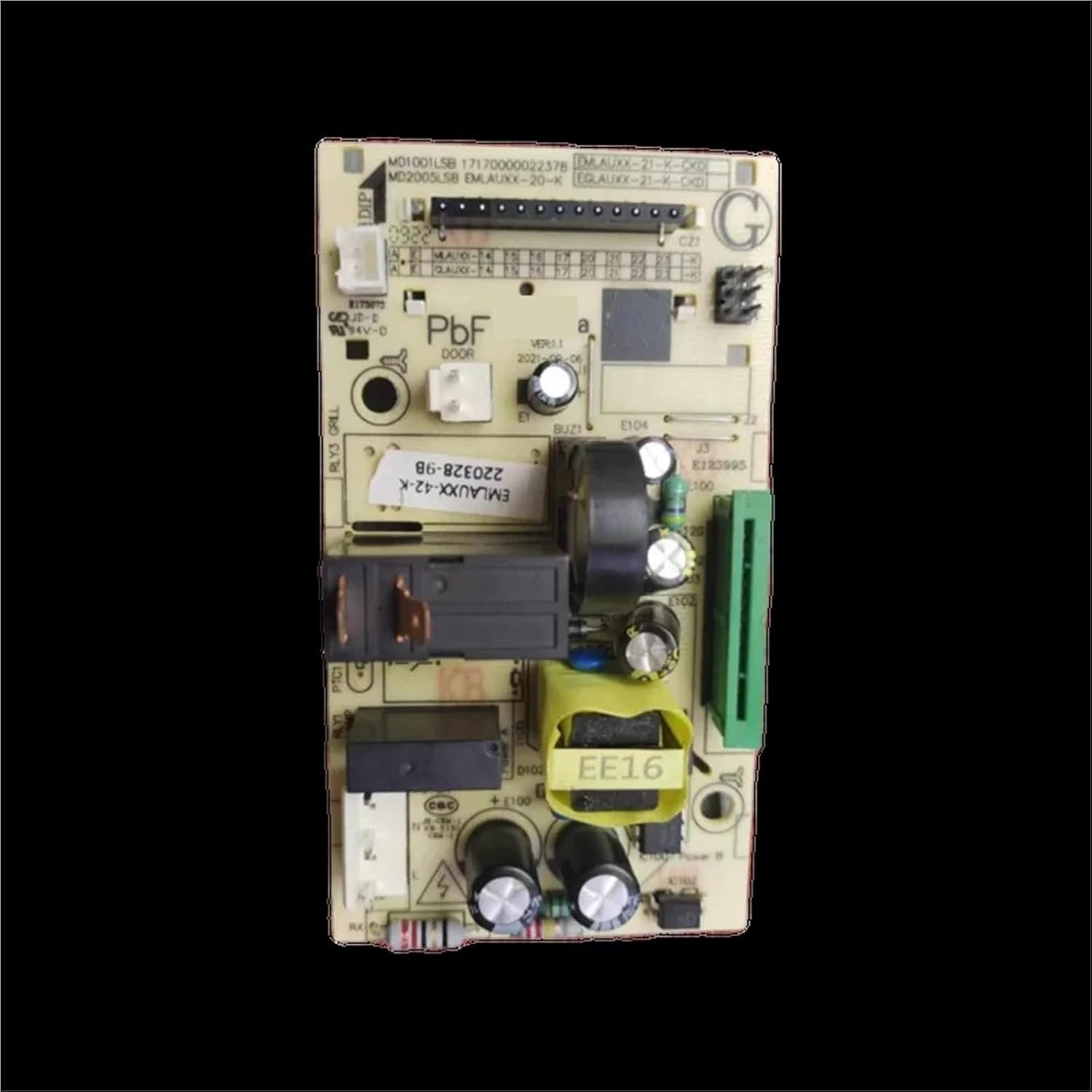 for M1-L213C Black Microwave Oven PM2001 Main Computer Board EMLAUXX-42-K DD