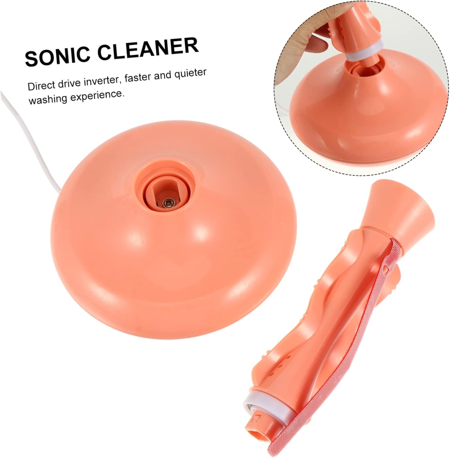 Artibetter 360degree Portable Washing Machine Sonic Washer Washer Eco-friendly Usb Power Easy to Use