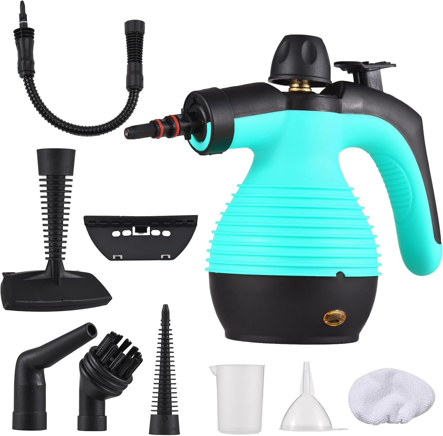 Irishom Handheld Steam Cleaner 1050W High Temperature Pressurized Steam Cleaning Machine with 9PCS Accessory for Kitchen Sofa Bathroom Car Window