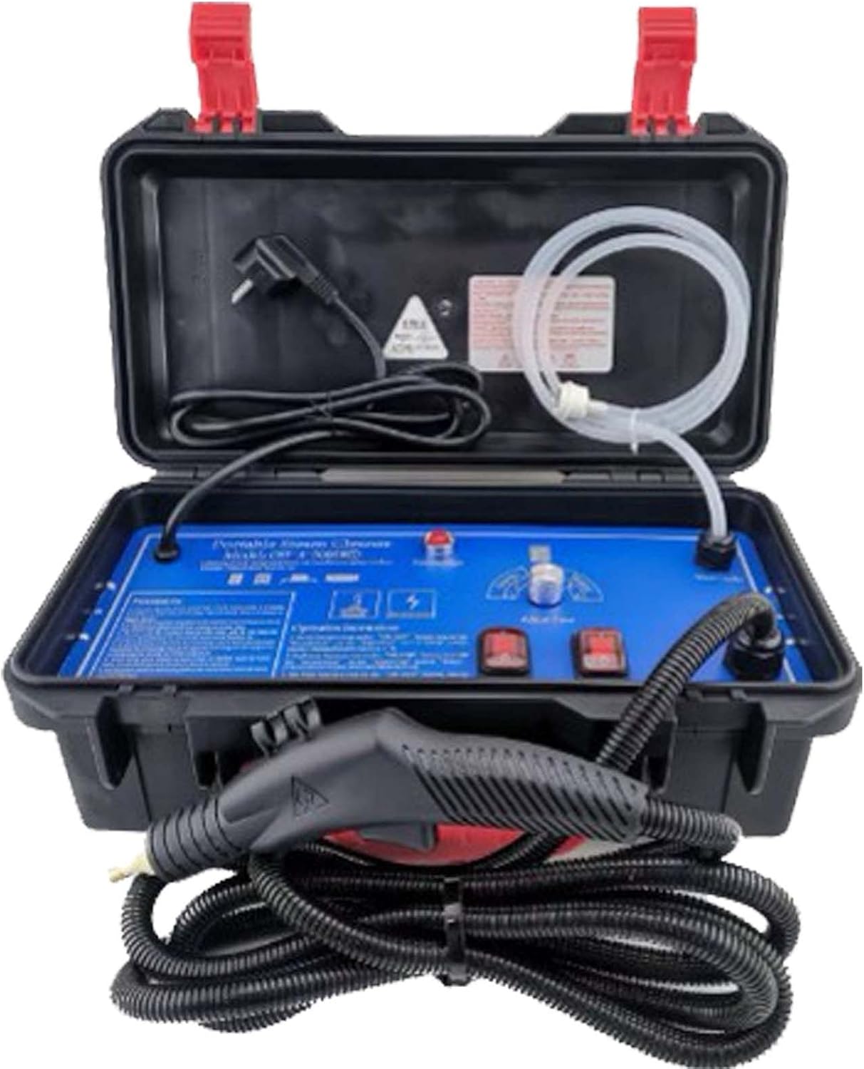 High Pressure Steam Cleaner with Nozzle,1700W/3000W High Temperature Portable Steamer 3-3.5Pa Multifunctional Steamer for Kitchen,Car,Bathroom and Floor Cleaning 220V-3000W