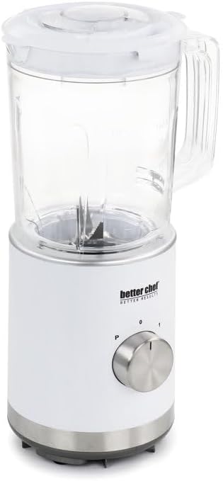 Better Chef 3 Cup Compact Blender with 300-Watt Ice Crushing Power, BPA-Free 25 Oz Blender Cup, White