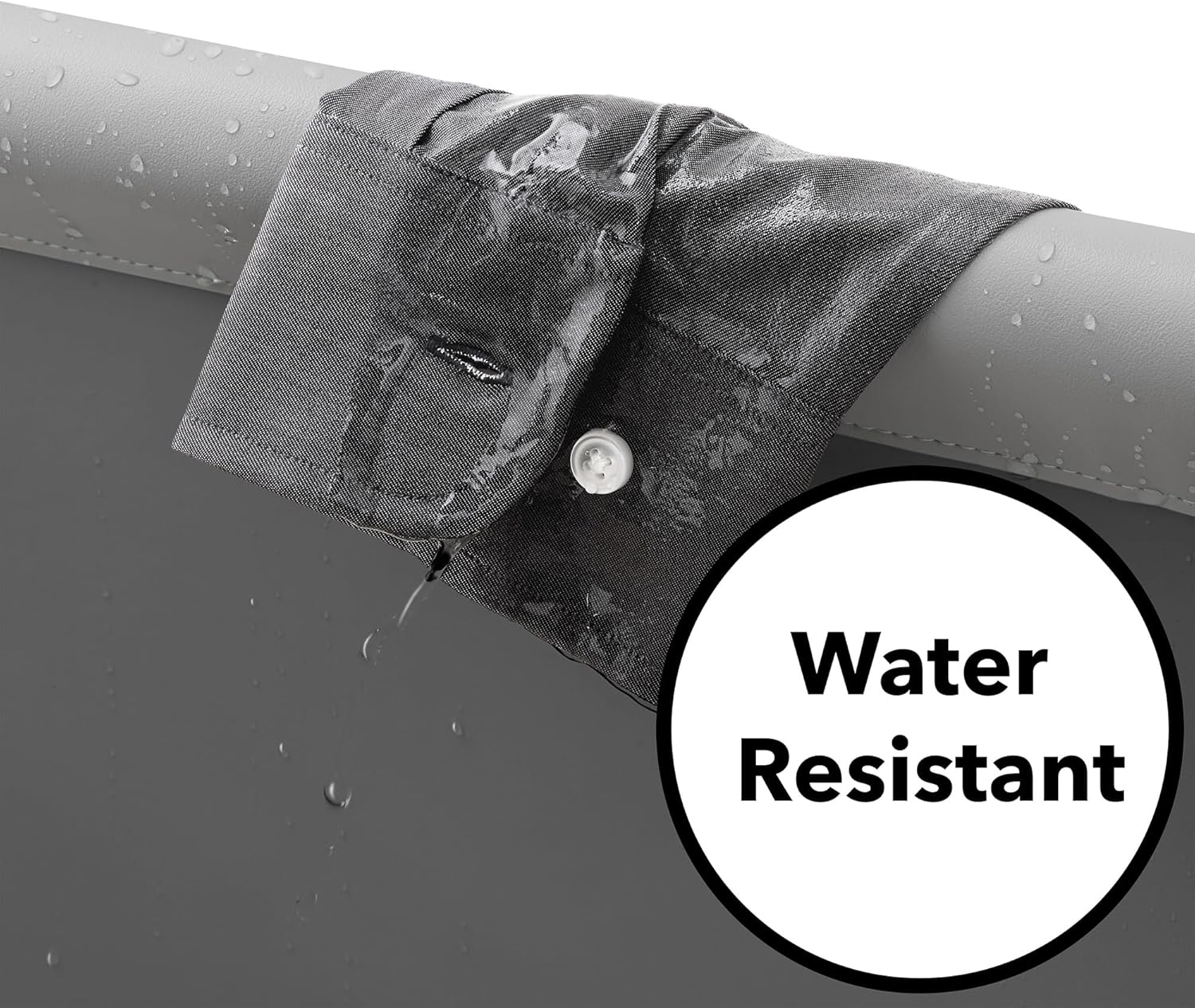 Dryser Large Commercial Heavy-Duty Rolling Laundry Hamper, Steel Frame Cart on Wheels with Removable Canvas Bin for Hotel or Home - Gray