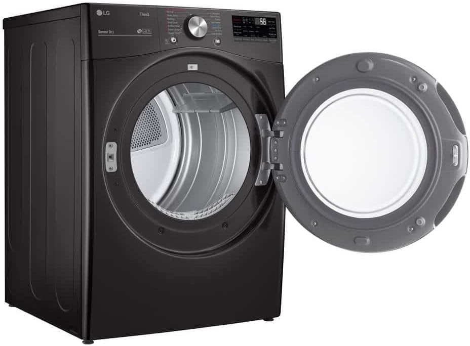 LG DLGX4201B / DLGX4201B / DLGX4201B 7.4 Cu. Ft. Black Steel Smart Front Load Gas Dryer with TurboSteam