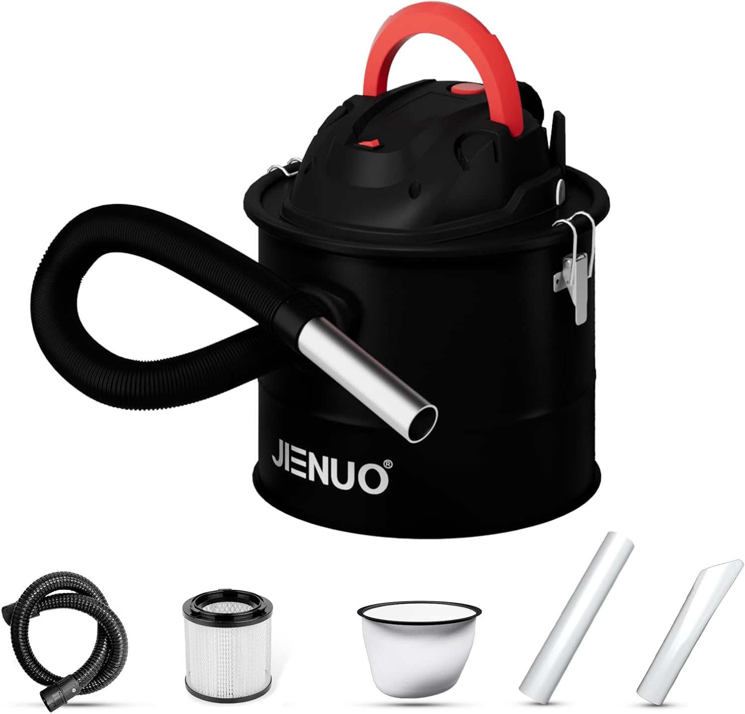 Ash Vacuum Cleaner, with Semi Auto Filter Clean and 1000W Powerful Suction, 4 Gallon Ash Vac with Blower Function for Fireplaces, Pellet Stoves, Fire Pits and Grills