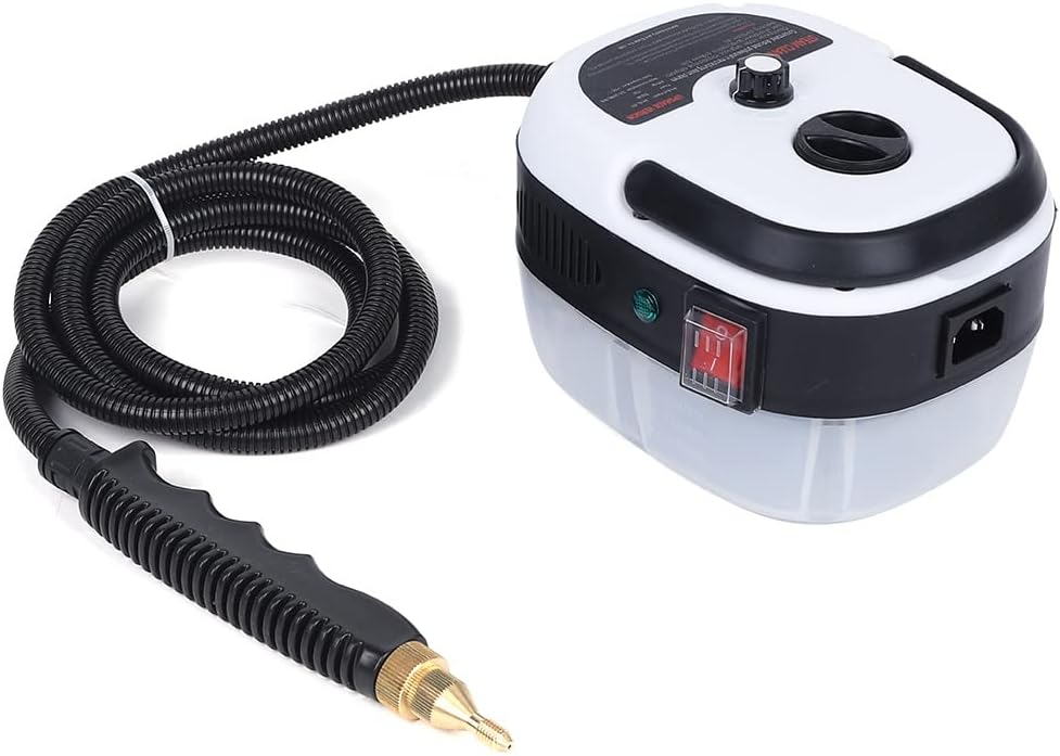 Handheld Steam Cleaner, 2500W Portable High Pressure Power Car Detailing Cleaning Machine with Automatic Temperature Control Reset Humidity Adjustable for Kitchen Furniture Car