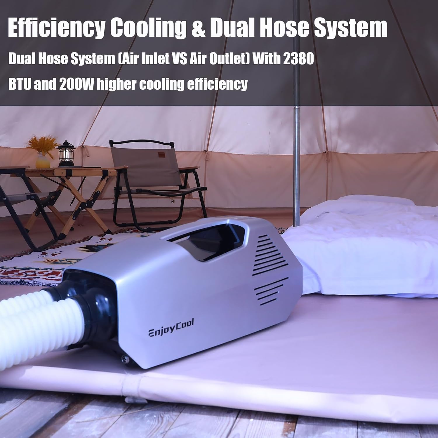 Portable Air Conditioner Tent Air Conditioner Camping Air Conditioner Fast Cooling Portable Air Conditioner Camping Portable Ac for Camping Portable Ac for Truck Outdoor/Rvs/Fishing Or Pet blue