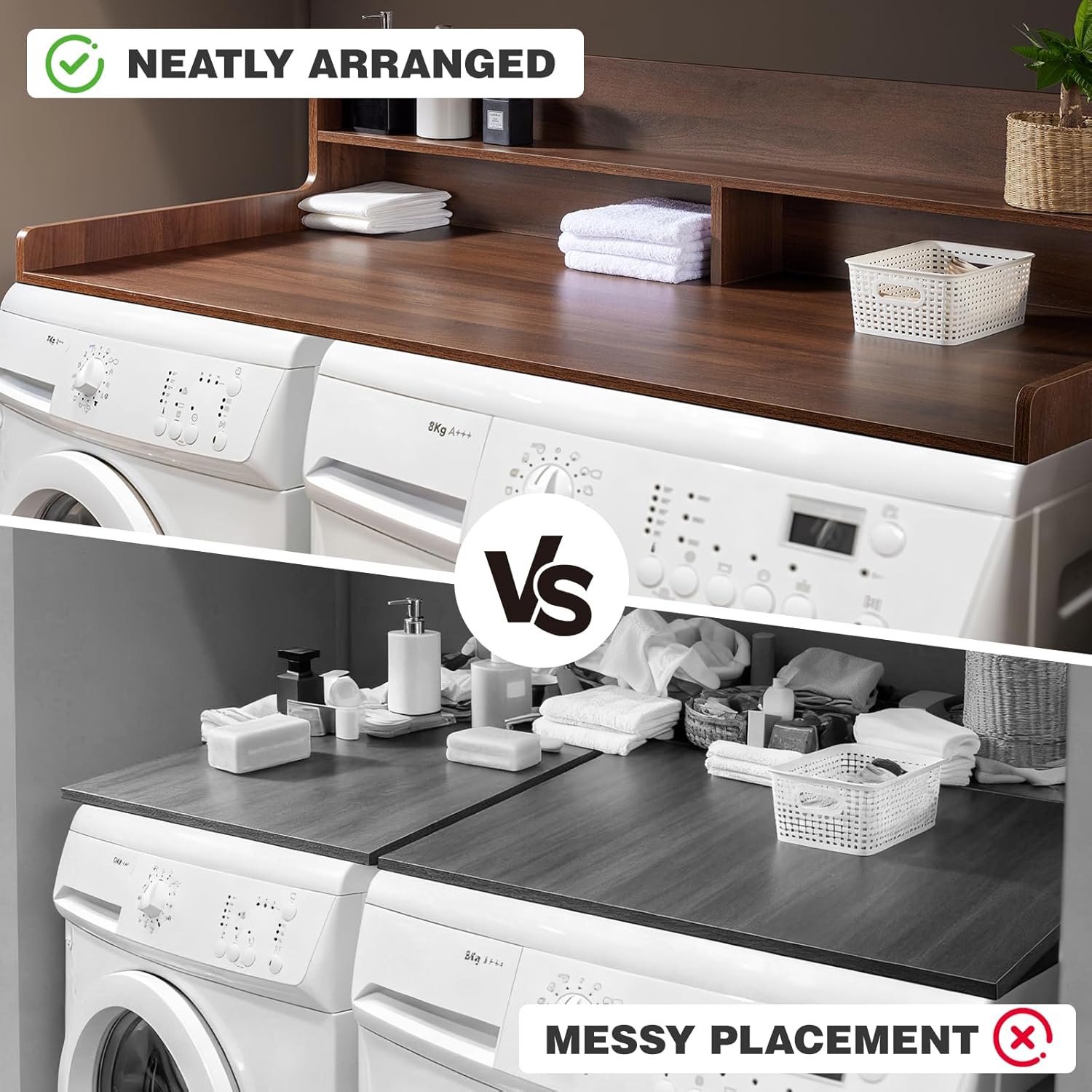 2-Tier Washer Dryer Countertop, 54