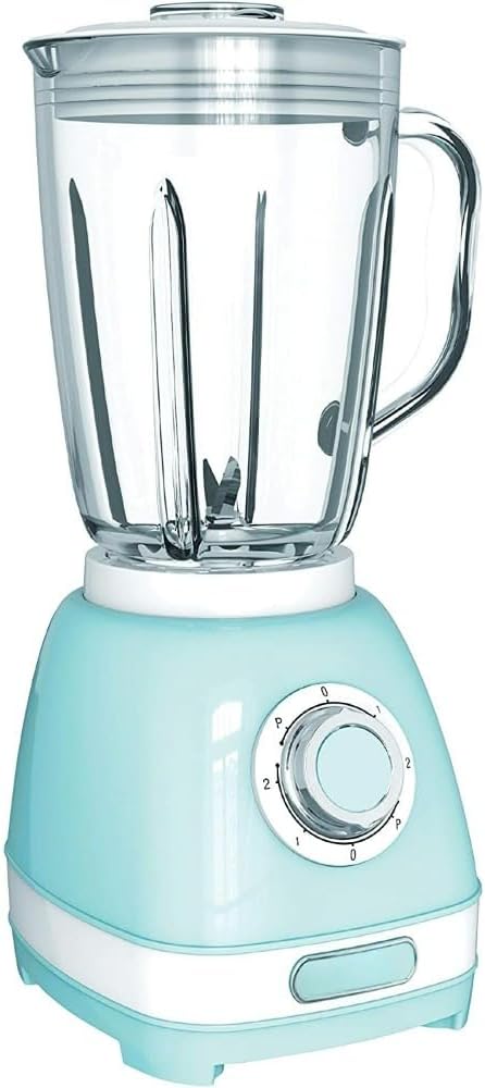 2-Speed Retro Blender w/ 50-Ounce Plastic Jar - Blue JB-330BL