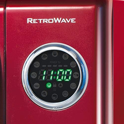 Nostalgia RMO400RED Retro 0.9 Cubic Foot Microwave