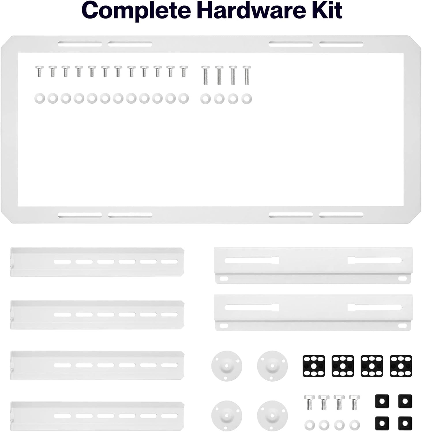 Della Mini Split Ground Stand for 9000-18000 BTU Ductless Air Conditioners Heat Pumps System & HVAC, Heavy Duty Steel Powder Coated, Adjustable Width Mini Split Condenser Stand, Max Load: 396 LBS