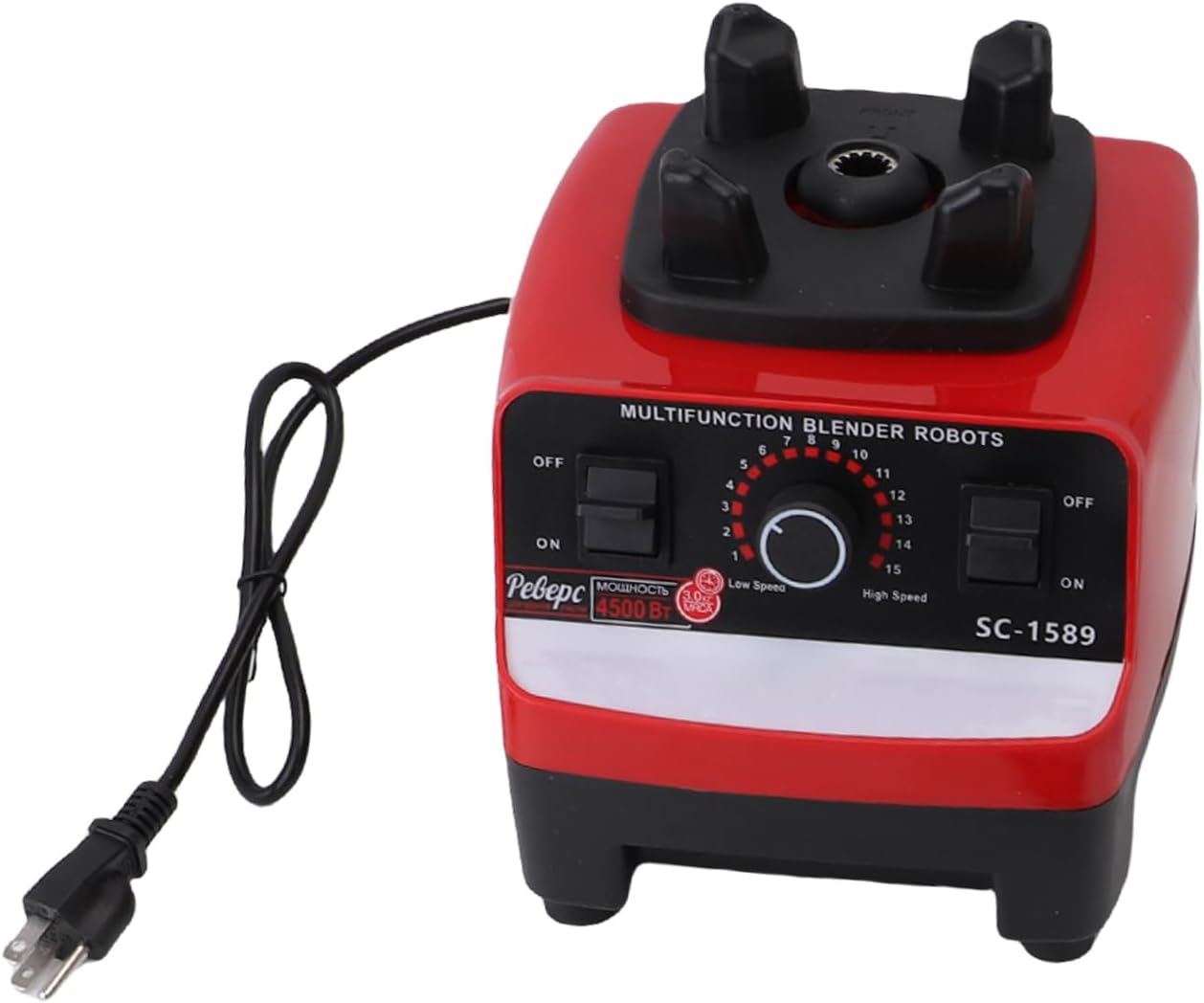 ciciglow Professional Blender, Multifunctional Kitchen Countertop Blender with 2 Cups for Shakes Mixing Grinding Juicing