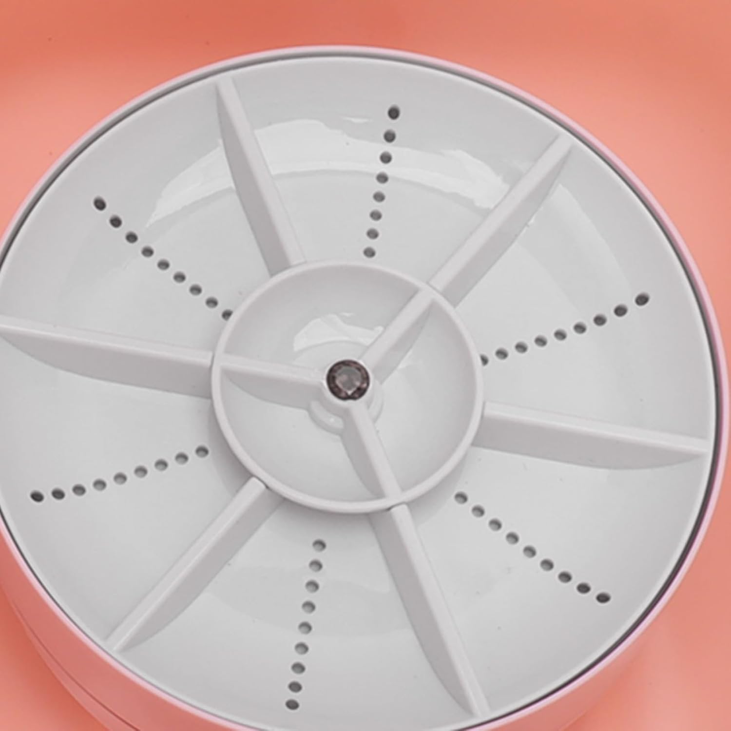 Compact Portable Countertop Dishwasher with Timer Shutdown, Mini Dishwasher for Apartments, Deep Cleaning Mini Washing Machine - Pink