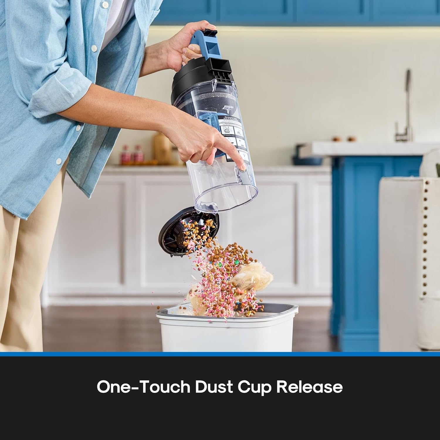 IT'S BRAZILIAN Mainstays Lightweight Bagless Upright Vacuum Cleaner with Brush and Crevice Tool