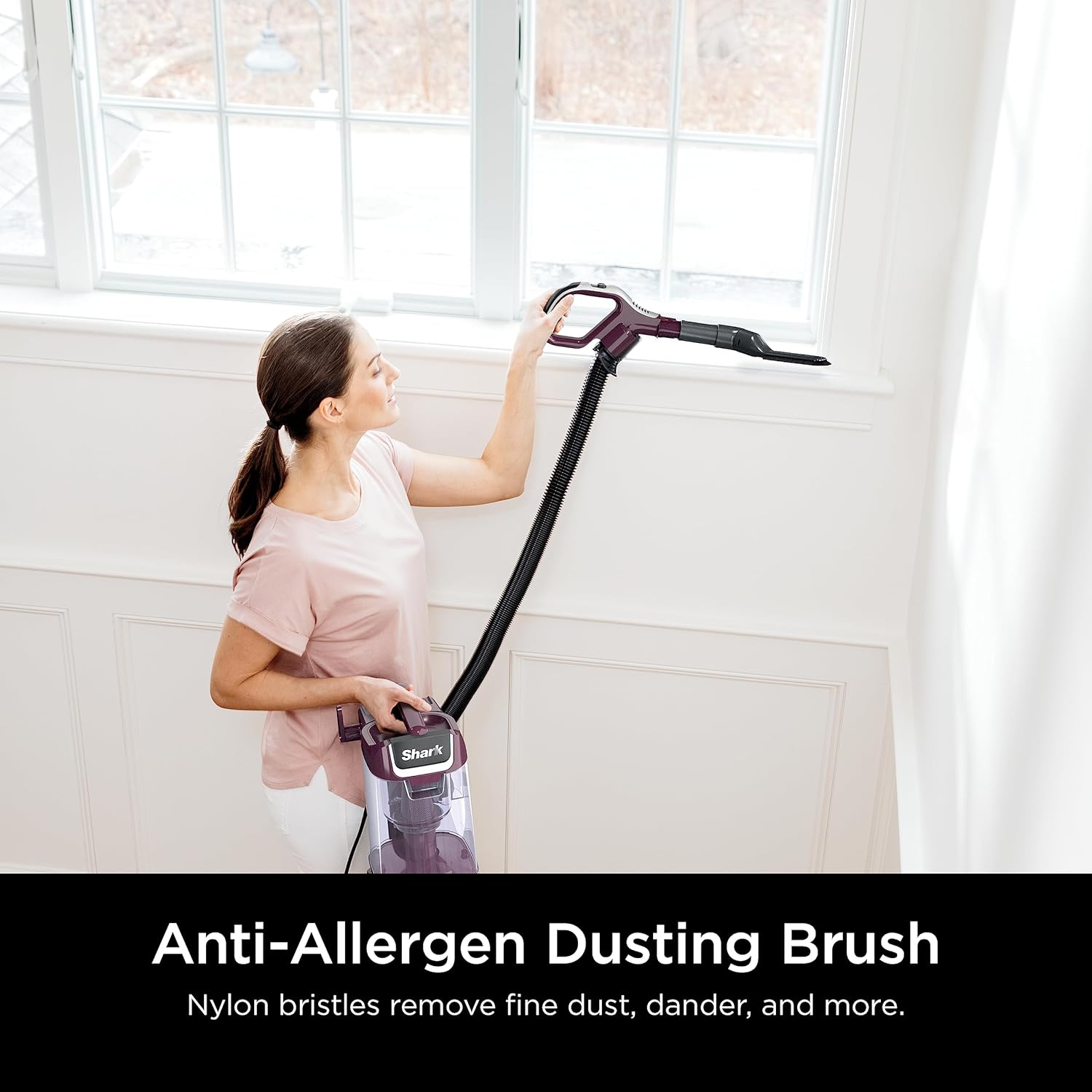 Shark LA702 Rotator Pet Lift-Away ADV Upright Vacuum with DuoClean PowerFins HairPro & Odor Neutralizer Technology, Wine Purple