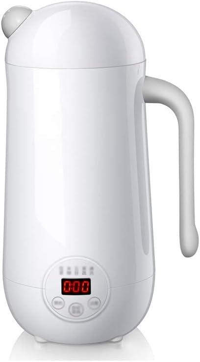 Mini Soymilk Machine Portable Soy Milk Rice Paste Maker Electric Juicer Blender Food Grinding Heating Processor 350ml(OneColor)