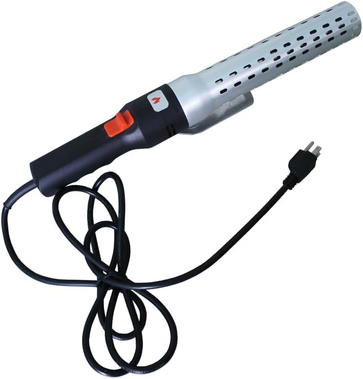 Super Quick Electric Charcoal Fire Starter with Built-in Blower – Fast & Safe BBQ Grill Lighter for Big Egg, Smokers, Kamado Grills, Fire Pits & Outdoor Cooking