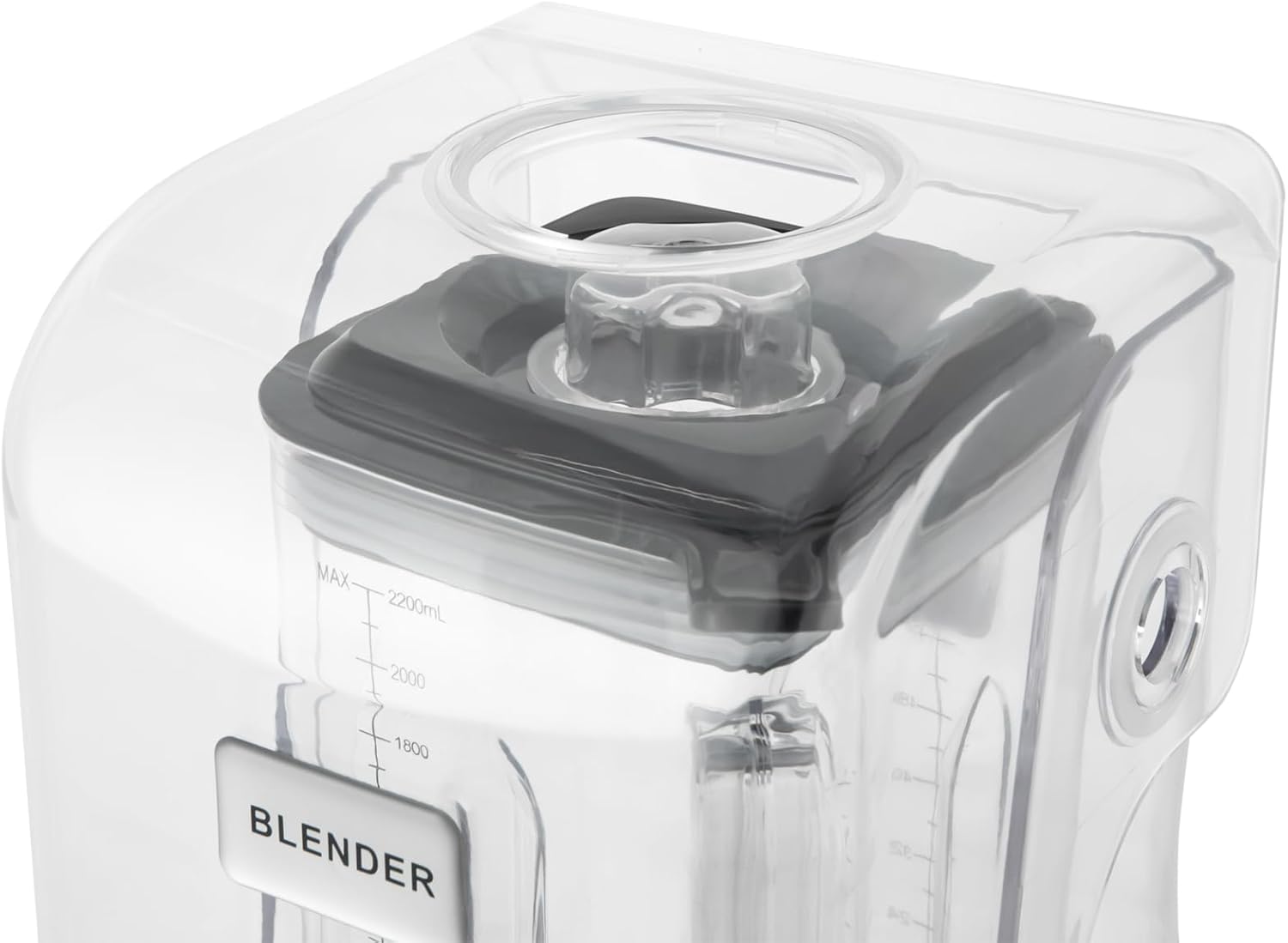 Personal Smoothies Shakes Blender,110V Commercial Food Processing Blender,74.4oz Frozen Blending with Dual Scale,Black(Key Adjustment)