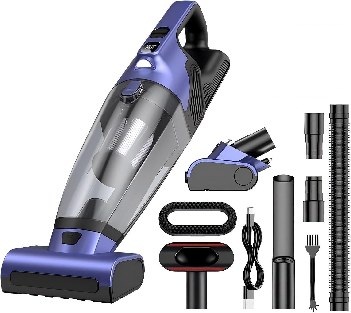 Handheld Vacuum Pet Hair Cordless 10400mah High Power Car Couch Vacuum Rechargeable Portable Hand Held Vacuum Cleaner Machine for Car Home Office & Pet