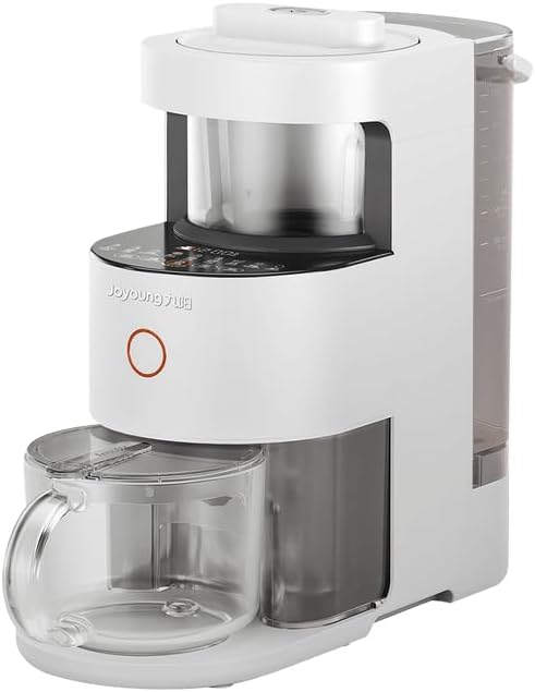 Joyoung Y1 Intelligent Soymilk Machine Fully Automatic Food Blender Multifunction Self-Cleaning Soybean Milk Maker Y1-US02 (White)