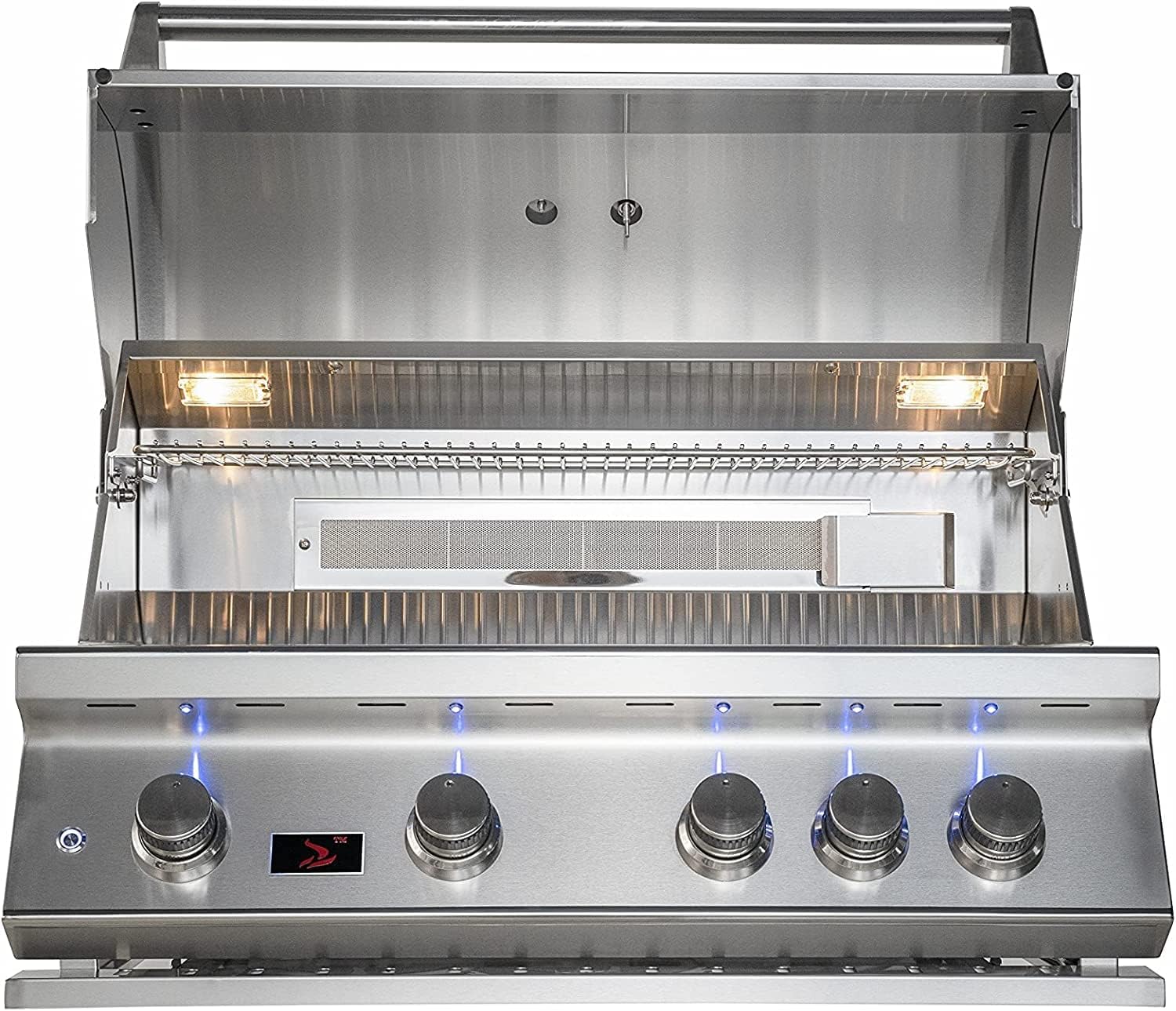 Whistler 34-inch Built-in 4-Burner Natural Gas Grill with Rear Infrared Burner & Grill Lights