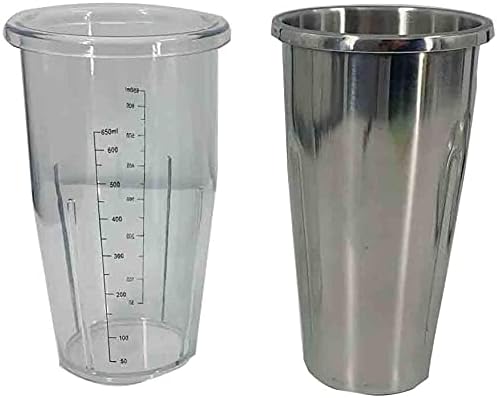 Electric Milkshake Maker, Drink Mixer Stainless Steel Smoothie Blender, 2 Adjustable Speed