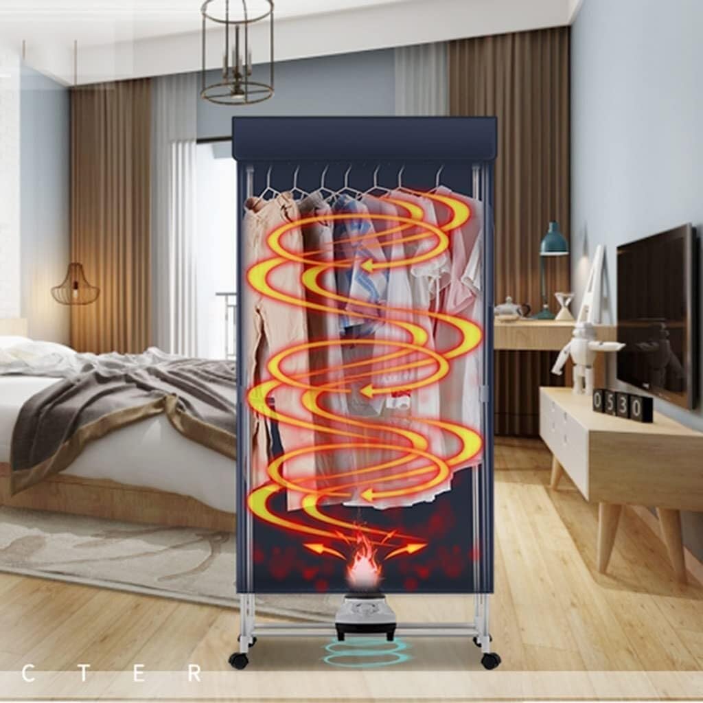 1000W Heated Clothes Dryer, Portable Electric Clothes Dryer, Large Capacity 15kg Stainless Steel Heated Clothes Airer With 180min Timing, For Apartment Home(Exclusive Model)