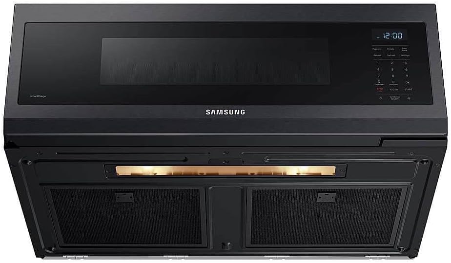 SAMSUNG ME11A7510DG 1.1 Cu. Ft. Black Stainless Smart SLIM Over-the-Range Microwave