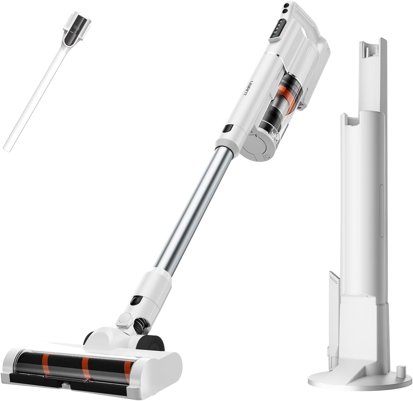 uwant Vacuum Cleaner with 50min Runtime Powerful Suction Vacuum Cleaners for Home Anti-Tangle Stick Vacuum for Pet Hair Carpet Hard Floors