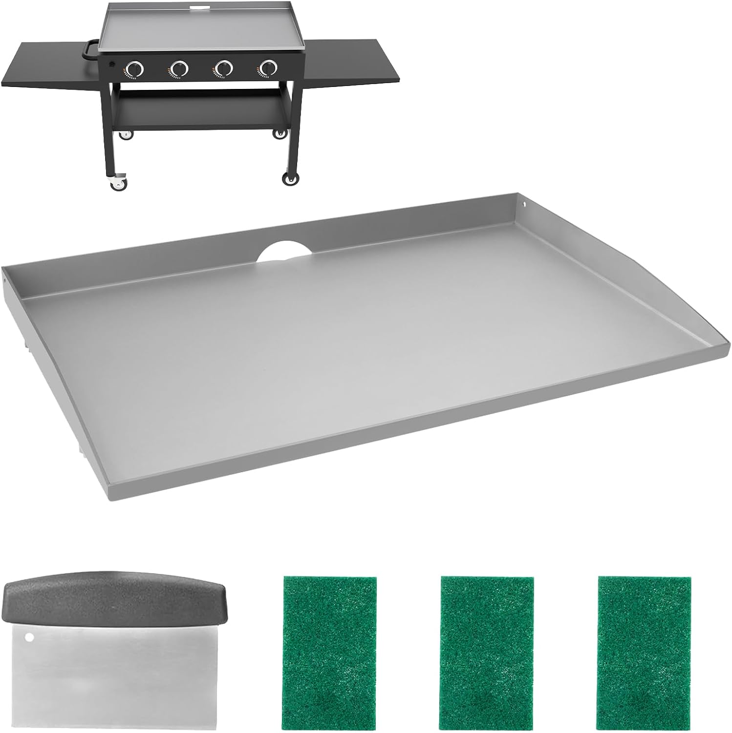 Flat Top Griddle for Blackstone 36 Inch Cooking Station Griddle, Plate Pan Replacement with Tool Kit for Blackstone 36