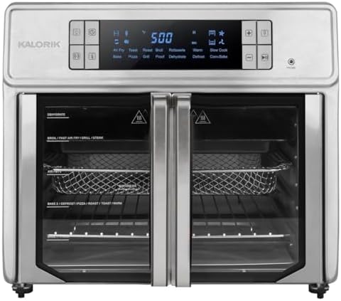 Kalorik MAXX® Advance 26 Quart Digital Air Fryer Oven with 5 Accessories