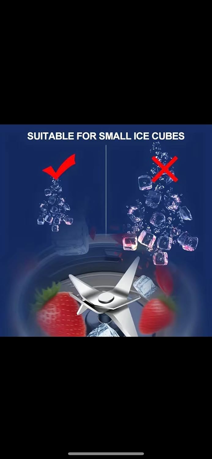 portable blender electric rechargable (blue)