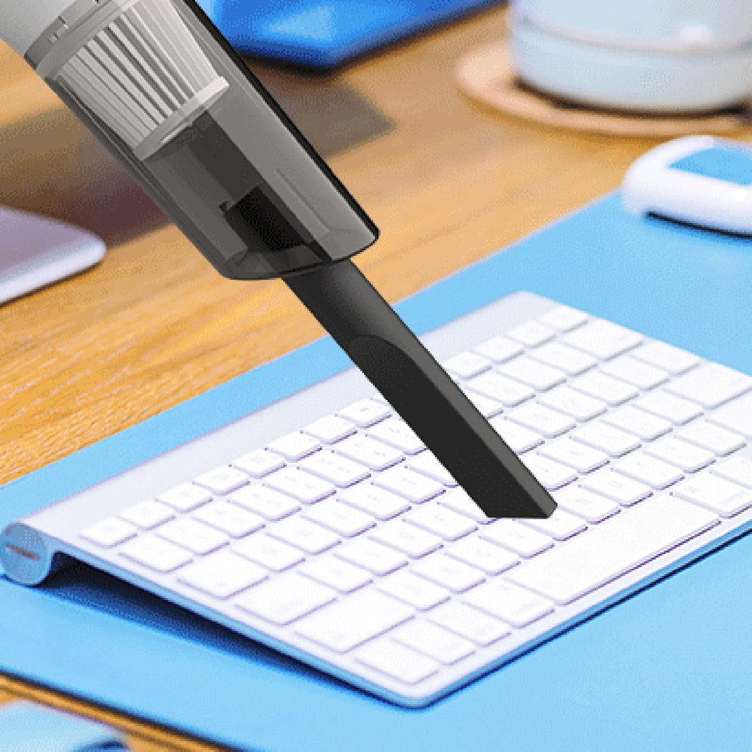 Handheld Vacuum Cleaner Cordless 120W 10000PA Strong Suction Rechargeable Light Weight Wet Dry Portable Car Vacuum Cleaner for Home, Car and Pet,Black,Wireless