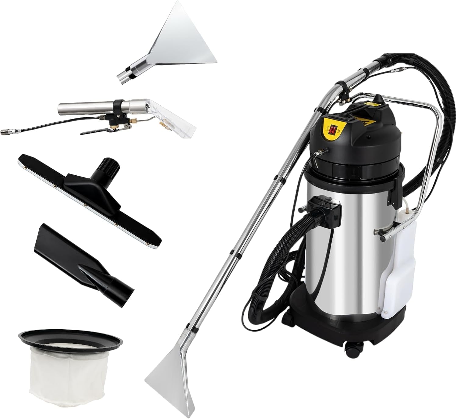 Commercial Carpet Cleaner Machine, 40 L Professional Carpet Cleaner Machine, Industrial Cleaner Deep Cleaner for Hotels, Offices (40L Cleaning Machine)2 packages