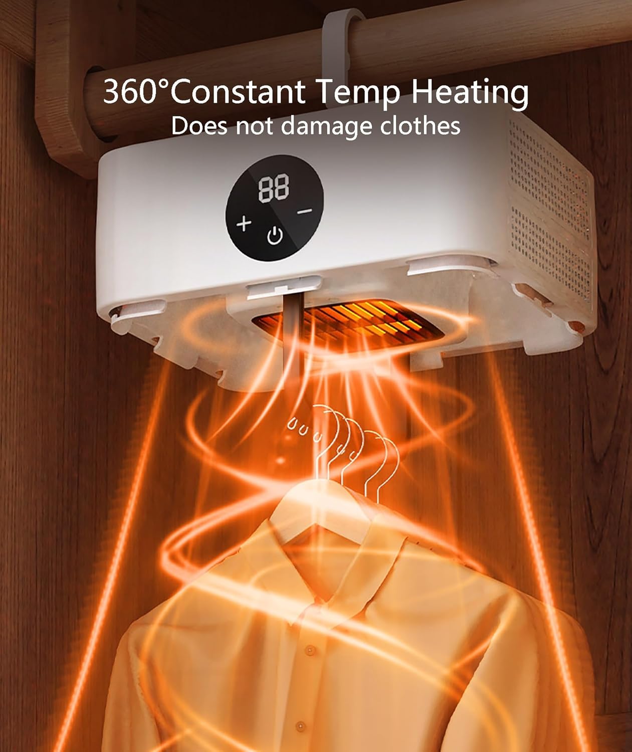 Foldable Clothes Dryer, Quick-Dry, Clothes Dryer Electric for Clothes with Large Capacity, Portable Dryer Machine for Laundry Travel Camping Apartment